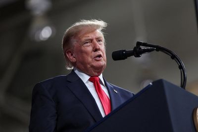 Trump is still claiming vandals destroyed the Reflecting Pool - ignoring the facts laid out by his own team