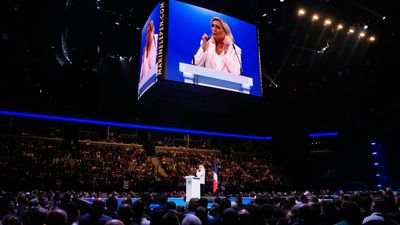 French far-right leader Le Pen seeks to leverage unrest in presidential campaign kick-off