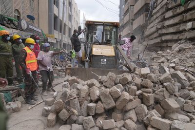 4 rescued on third day after Kenya building collapse as families lose hope
