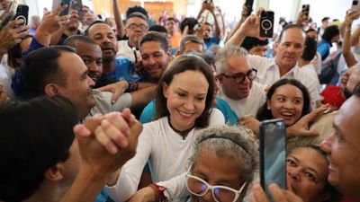 Nobel laureate, Venezuela opposition leader Machado returns after exile