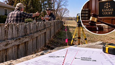 Kansas court says surveyed boundary beats 65-year-old fence in neighbour dispute