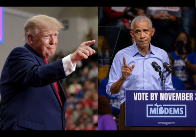 Obama warns as Trump doubles down
