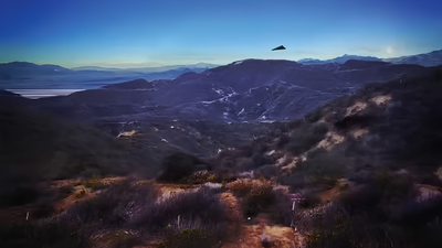 Pentagon UFO Files Detail FBI Agents' Report of Silent Black Triangle Above Ridge That Vanished in Seconds