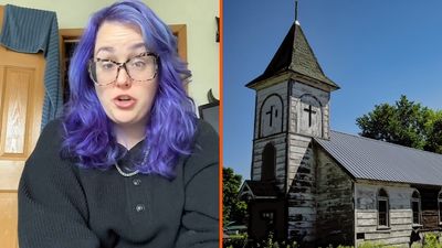 Chicago woman attends an open house for a luxury home built on an old church site. Then a sink turns on by itself and the realtor makes a confession