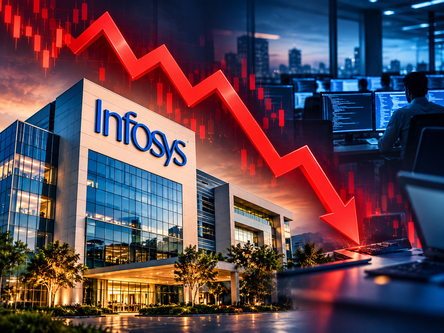 Infosys shares fall 4% after IT major lowers FY27…