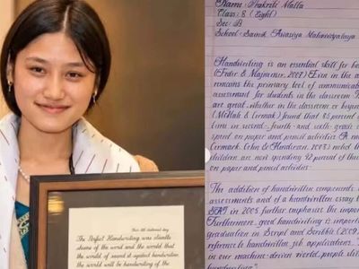 This girl’s handwriting looks like printed text; people thought it was a computer-generated font, how a school assignment made her an internet sensation