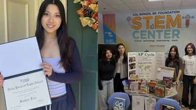 Sophia Fan, the 17-year-old Maryland student who distributed more than 7,000 books in 4 years