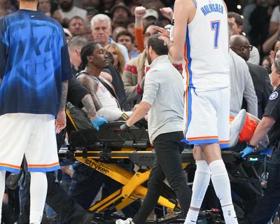 ‘We’re not doing great’: Gilgeous-Alexander in tears after Williams suffers gruesome leg injury