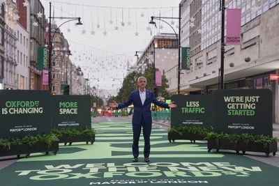 London’s Oxford Street bans traffic as city tries to revitalize once grand shopping district