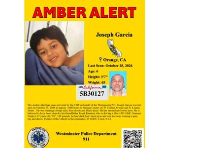 Amber alert issued for 6-year-old boy Joseph Garcia abducted in California as authorities search for suspect driving blue GMC pickup truck