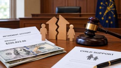 Indiana husband secretly withdrew $220,823 before divorce; court split assets fairly