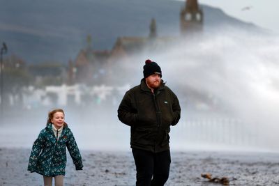 New weather warnings issued as strong winds and heavy rain continue to batter UK after Storms Austen and Boelo