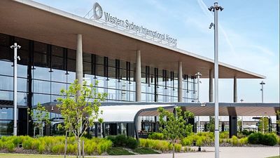 First international flight arrives at the new Western Sydney airport