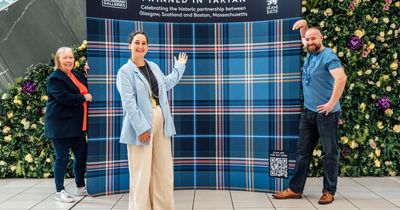 Bespoke Glasgow-Boston 'twinning tartan' to go on sale