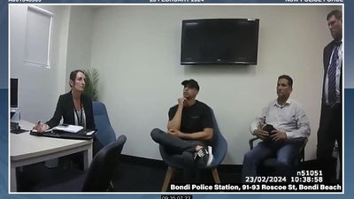 Cop's arrest for murder shown, helpline call aired