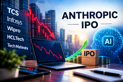 TCS, Infosys, other IT stocks drop up to 3% as Anthropic IPO sparks rally in global AI stocks
