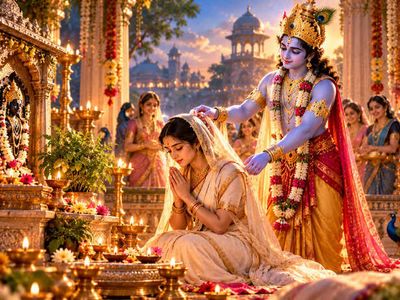 How a Widow Became Krishna’s Queen Through Kartik Vrat