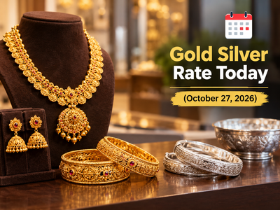 Gold rate and silver rate today (October 27, 2026): Check 24k, 22k, 20k and 18k gold jewellery prices from Malabar Gold & Diamonds, Joyalukkas, Kalyan Jewellers, Tanishq & IBJA in Delhi, Mumbai, Hyderabad & more cities