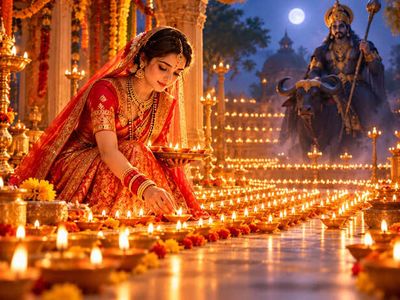 Why a Bride Lit Thousands of Lamps to Defeat Death
