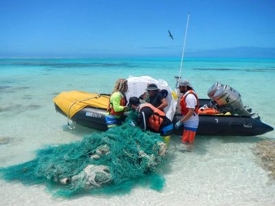 Hawaii’s abandoned fishing nets once trapped marine life; now they are being turned into electricity