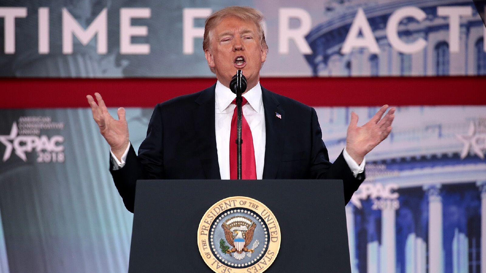 Donald Trump 'Almost Collapsed' on Stage Trying To…
