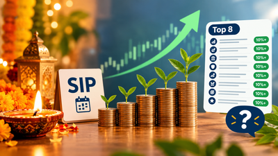 Top 8 equity MFs offer double-digit gains on SIP investments since last Diwali. Do you own any?
