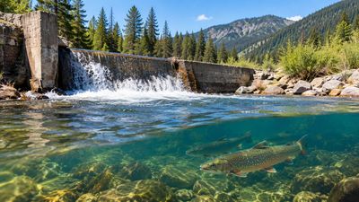 Old Dam Removal Benefits Fish: Conservation groups reopen Red Ives Creek habitat; five miles aid bull trout