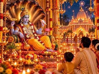 Why Is Lord Vishnu Not Worshipped With Lakshmi on Diwali?
