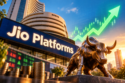 Jio Platforms delivers biggest listing gain among India’s 5 largest IPOs, jumps 21% on debut