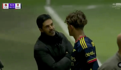 Arsenal: What did Mikel Arteta say to Max Dowman after red card against Fleetwood?
