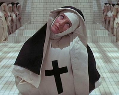 The Devils review – Ken Russell’s 1971 possessed-nuns tale is a frenzied aria of confrontation and hysteria
