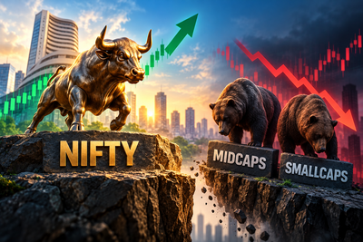 Nifty’s early comeback signal: Why largecaps are holding up as broader market slides