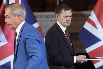Lib Dems accuse Farage of ‘shoving’ MP, after Reform leader spoke of altercation