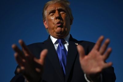 Trump abandons campaign stop as embattled Republican senator fights for seat