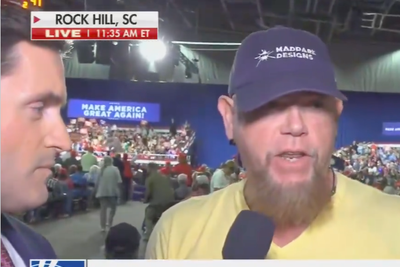 Anti-Trumper trolls Fox News and says he wanted to see ‘cult’ in person at South Carolina rally