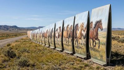 Windborne Installation Test: Wyoming turns old turbine blades into snow fence; WYDOT eyes wider use