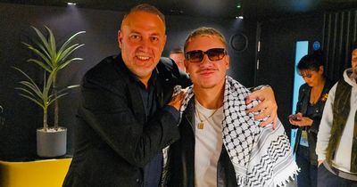 Palestinian ambassador honours Macklemore after Free Palestine UK show