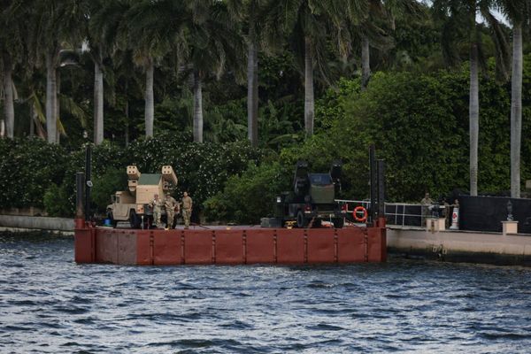 Secret Service deploys missile defense systems at Mar-a-Lago and Trump airport in Florida over ‘heightened threat environment’