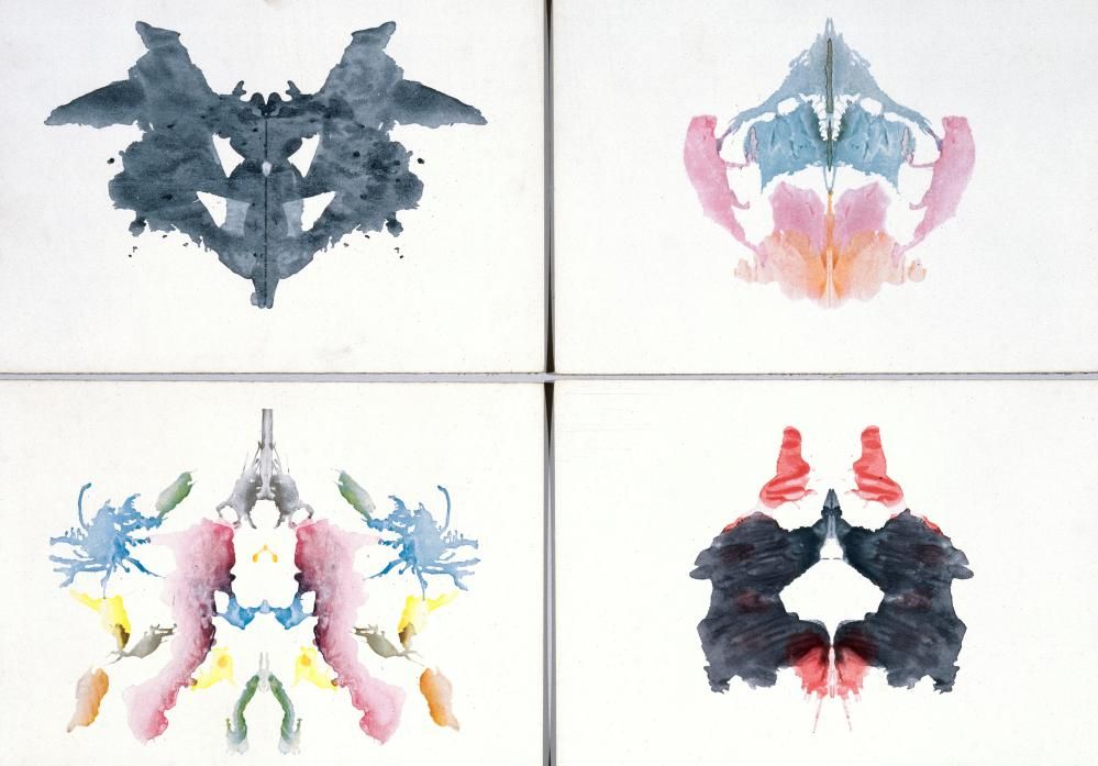 Colorful Rorschach Samples Why do we see so many different things in Rorschach…