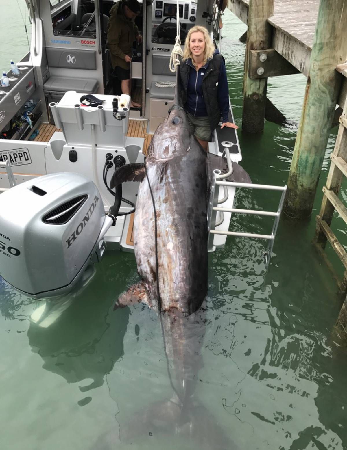 Female fisher's world record swordfish verified