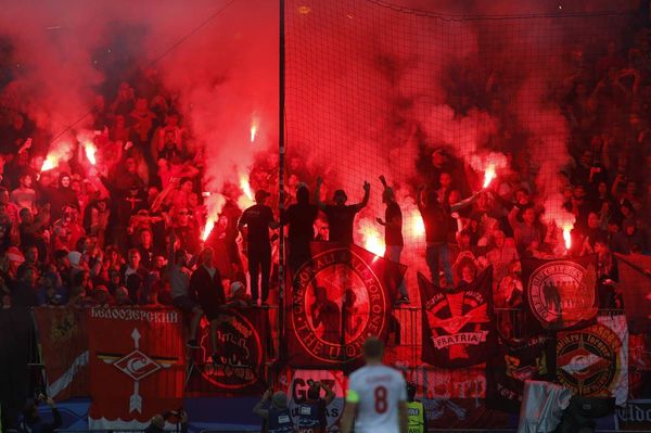 Trouble flares at Maribor as Spartak Moscow fans launch flare at