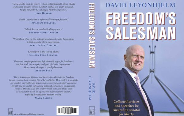 Political dark horse David Leyonhjelm launches his book for freedom-lovers