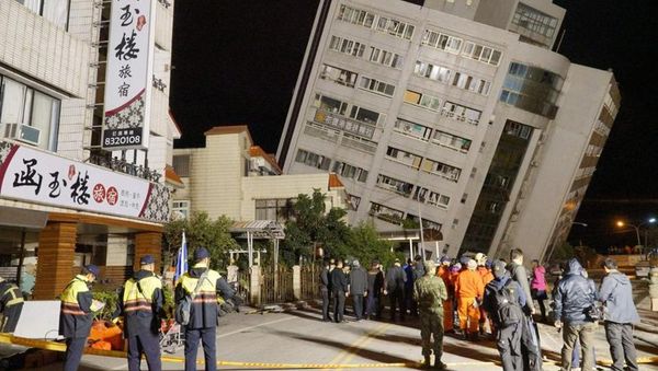 At least four killed, 85 missing after earthquake rocks Taiwan tourist area