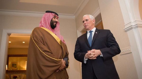 Saudi Crown Prince Meets US Vice President in Washington