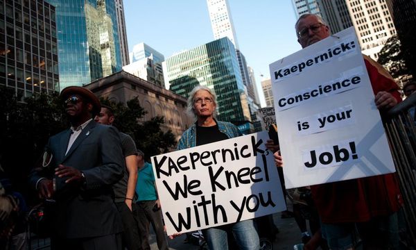 Activists storm NFL headquarters to rally against national anthem protest  ban – New York Daily News