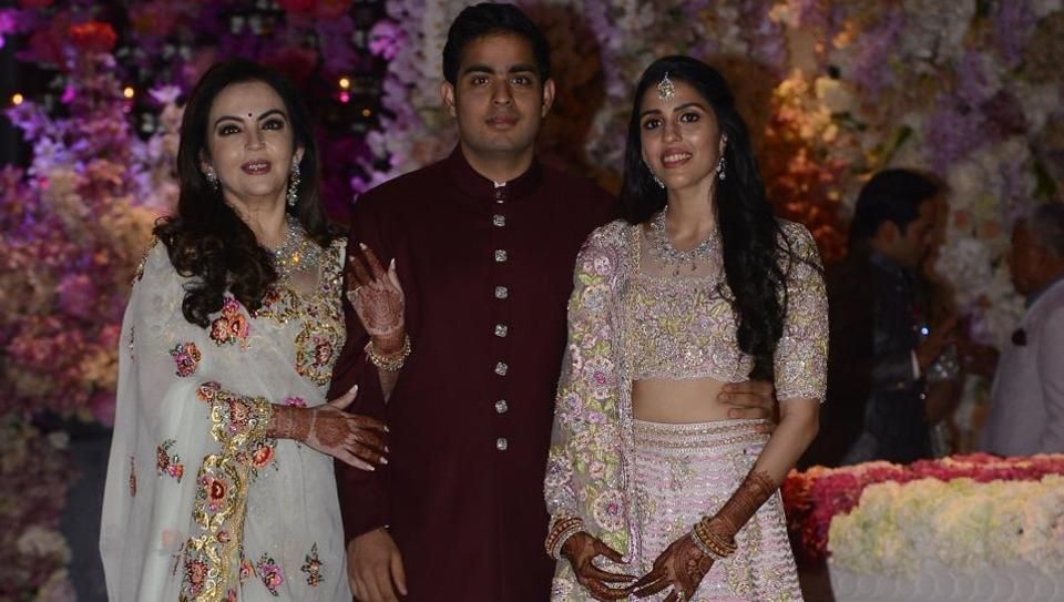 Nita Ambani, daughter Isha’s dance at Akash Ambani…