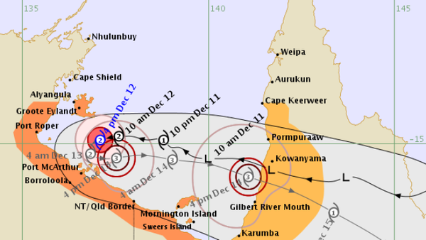 Tropical Cyclone Owen reaches category two, shelters opened