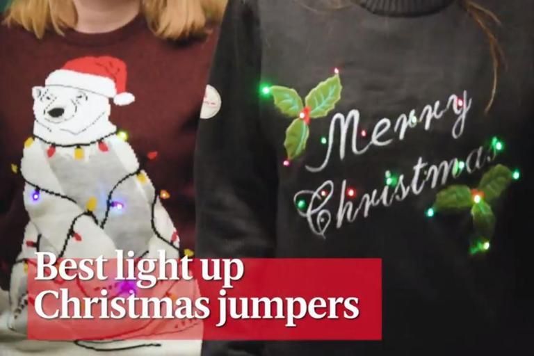 Christmas light up on sale jumper