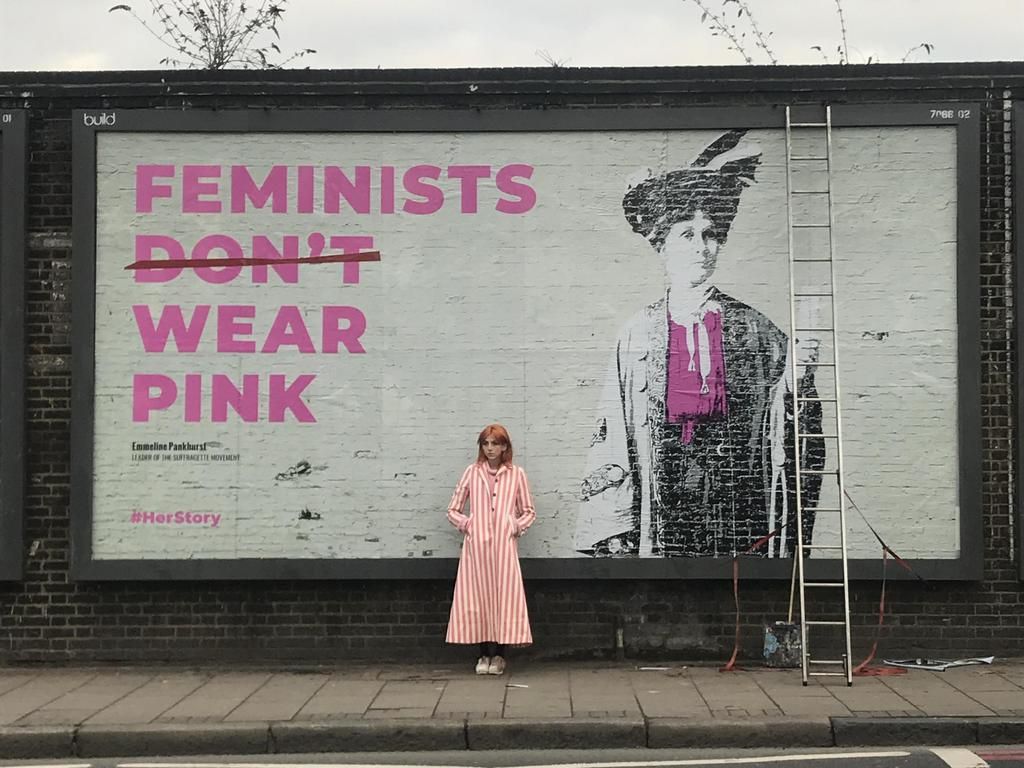 Feminist murals in London featuring Elizabeth I and…