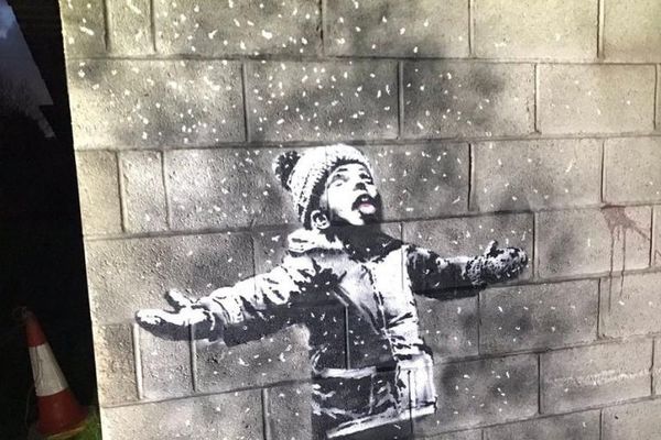 Banksy confirms he is behind Port Talbot 'Season's Greetings' mural